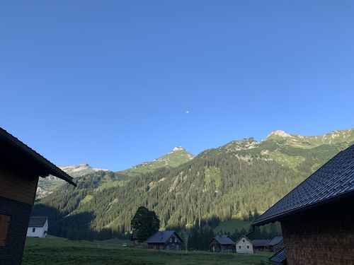 The view from my hut at Nenzinger Himmel.